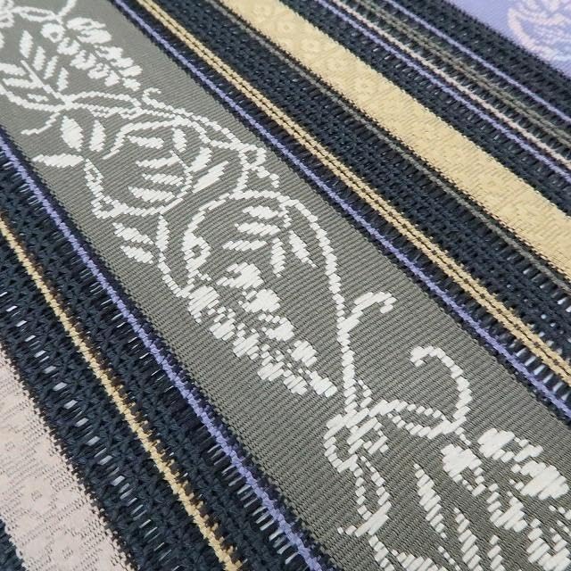 羅献上 夏着物 正絹“モダンなエッセンスを効かせ”八寸夏なごや帯